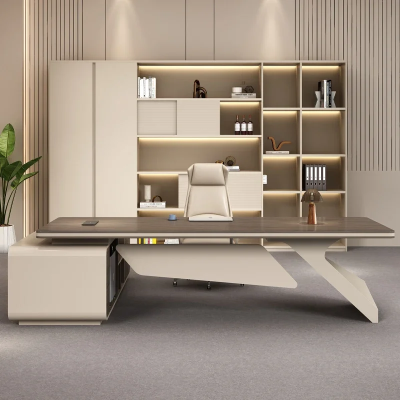 Office Xp - Gaming-Schreibtisch mit Stauraum, Bürotisch mit Schubladen,