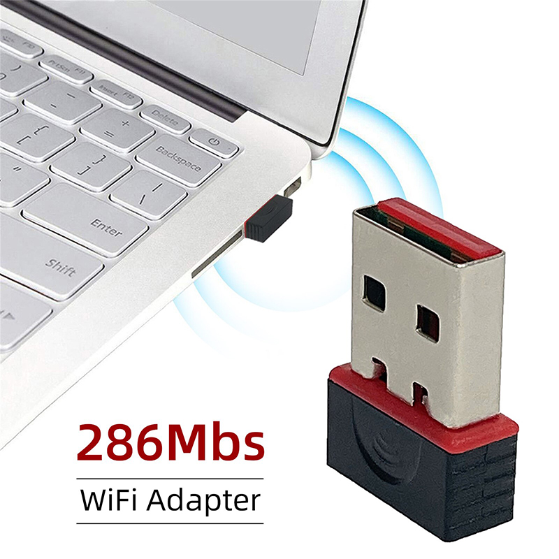 Power Over Ethernet - 2,4 GHz Wireless Mini USB WiFi
