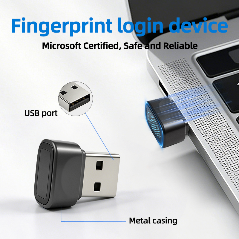 Pc Security Lock - Biometrischer Fingerabdruckleser, USB-Scanner für Windows 10