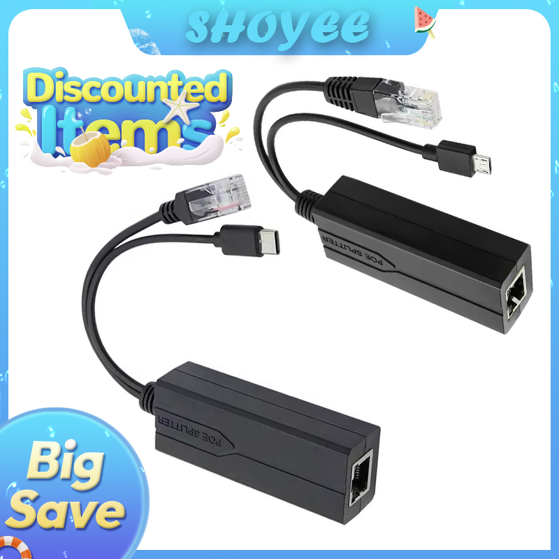 Power Over Ethernet - POE-Splitter 48 V auf 5 V