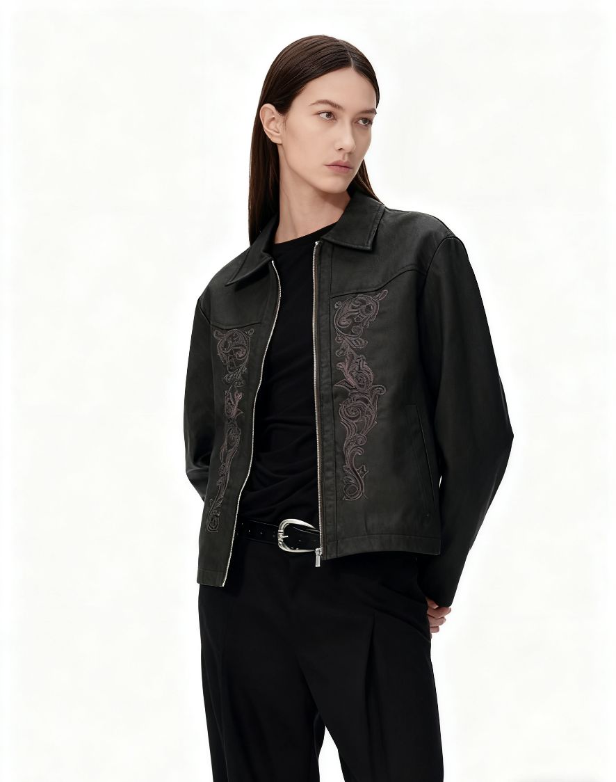 Office Tech Wear - Bomberjacken Damenjacke Techwear Herbst Künstlerischer Druck
