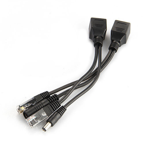 Power Over Ethernet - POE Adapter Kabel RJ45 Injektor Splitter