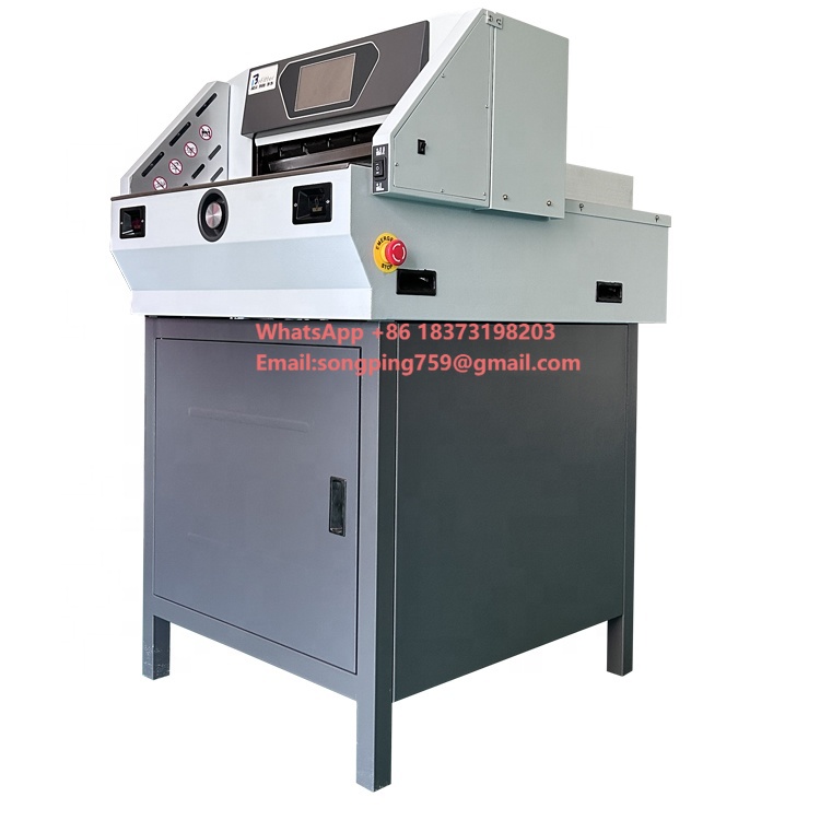 Paper Cutting Guillotine - E490T Elektrischer Tischpapierschneider zum Fabrikpreis Automatischer