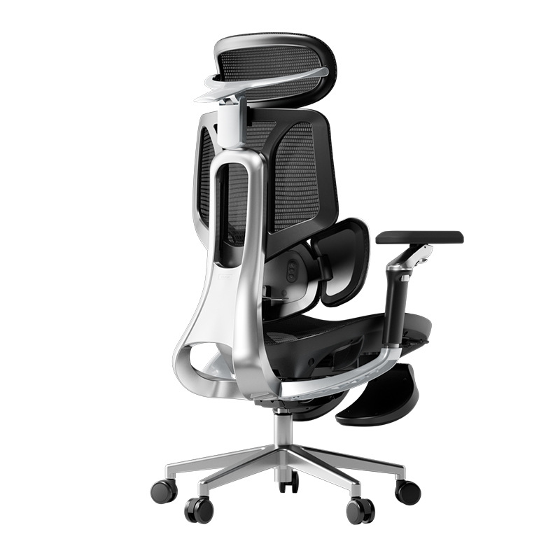 Office Tech Chair - Luxuriöser High-Tech Ergonomischer Bürostuhl mit Netzrücken