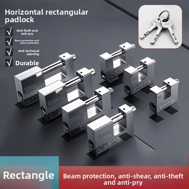 Pc Security Lock - 1 PC Hochleistungs-Anti-Schnitt-Vorhängeschloss, sicheres Außenschloss mit