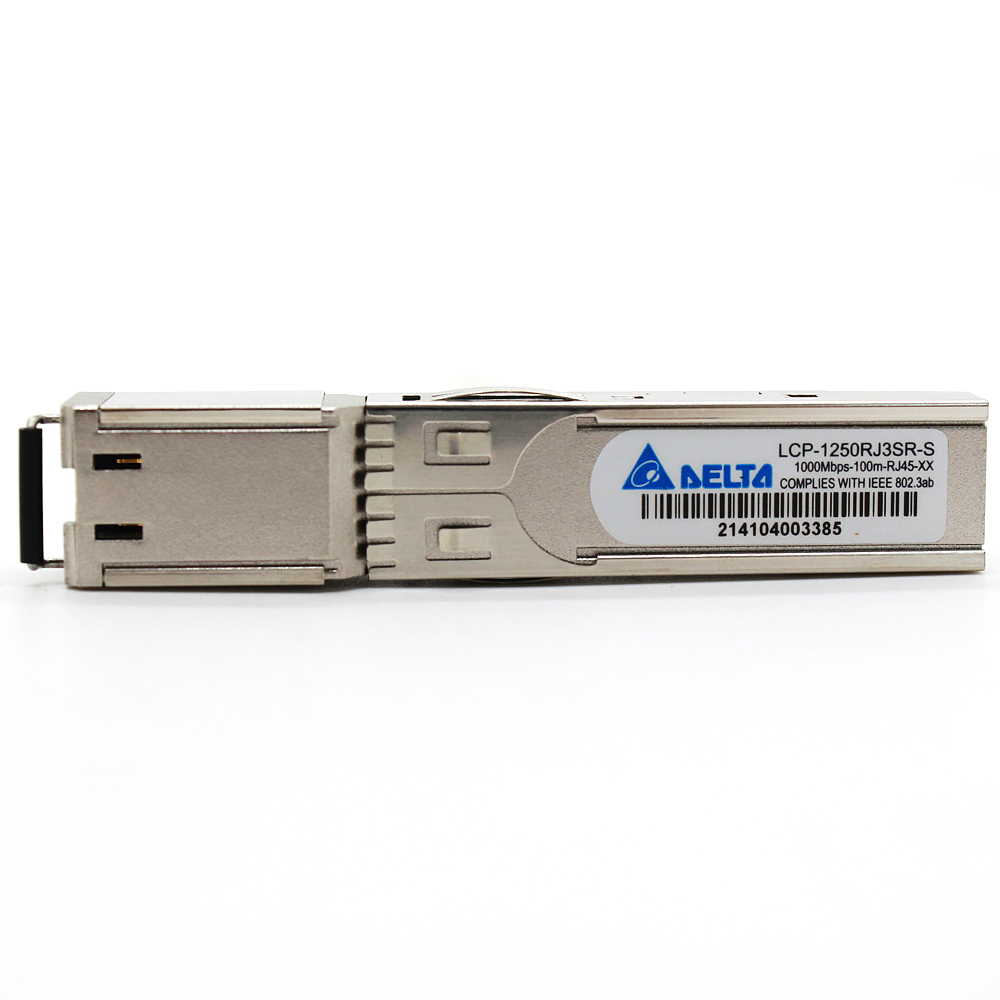 Power Over Ethernet - Delta LCP-1250RJ3SR-S 10/100/1000M Kupfer-SFP-Transceiver-Modul RJ45 SGMII