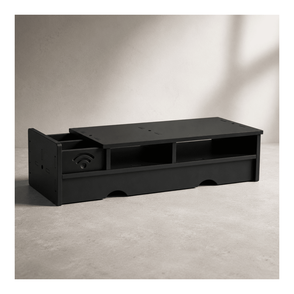 Schwarze Matte WLAN-Router-Auf – Office Tech Desk Bewertung und Preis