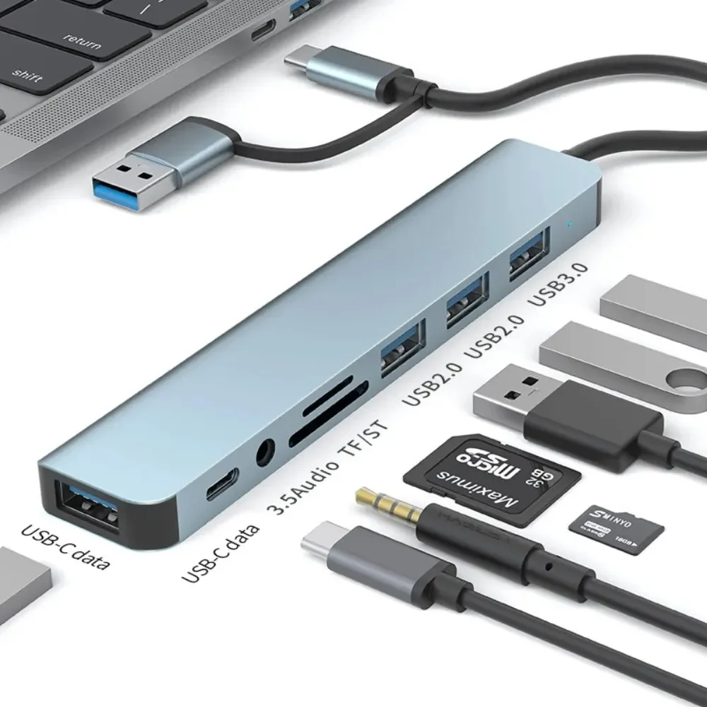 8-in-1-USB-C-Hub mit 3.0 SD/TF – Office Xp Bewertung und Preis