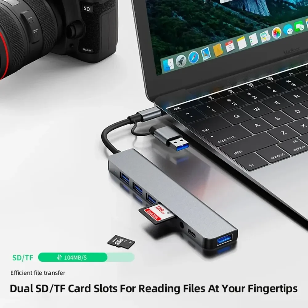 8-in-1-USB-C-Hub mit 3.0 SD/TF – Office Xp Bewertung und Preis