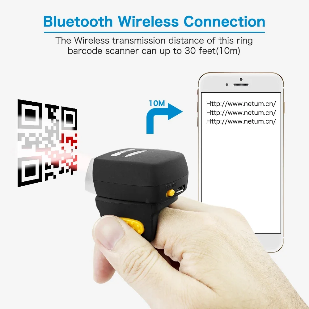 NEUER Netum Mini Fingerring-Ba – Barcode Scanner 2D Bewertung und Preis
