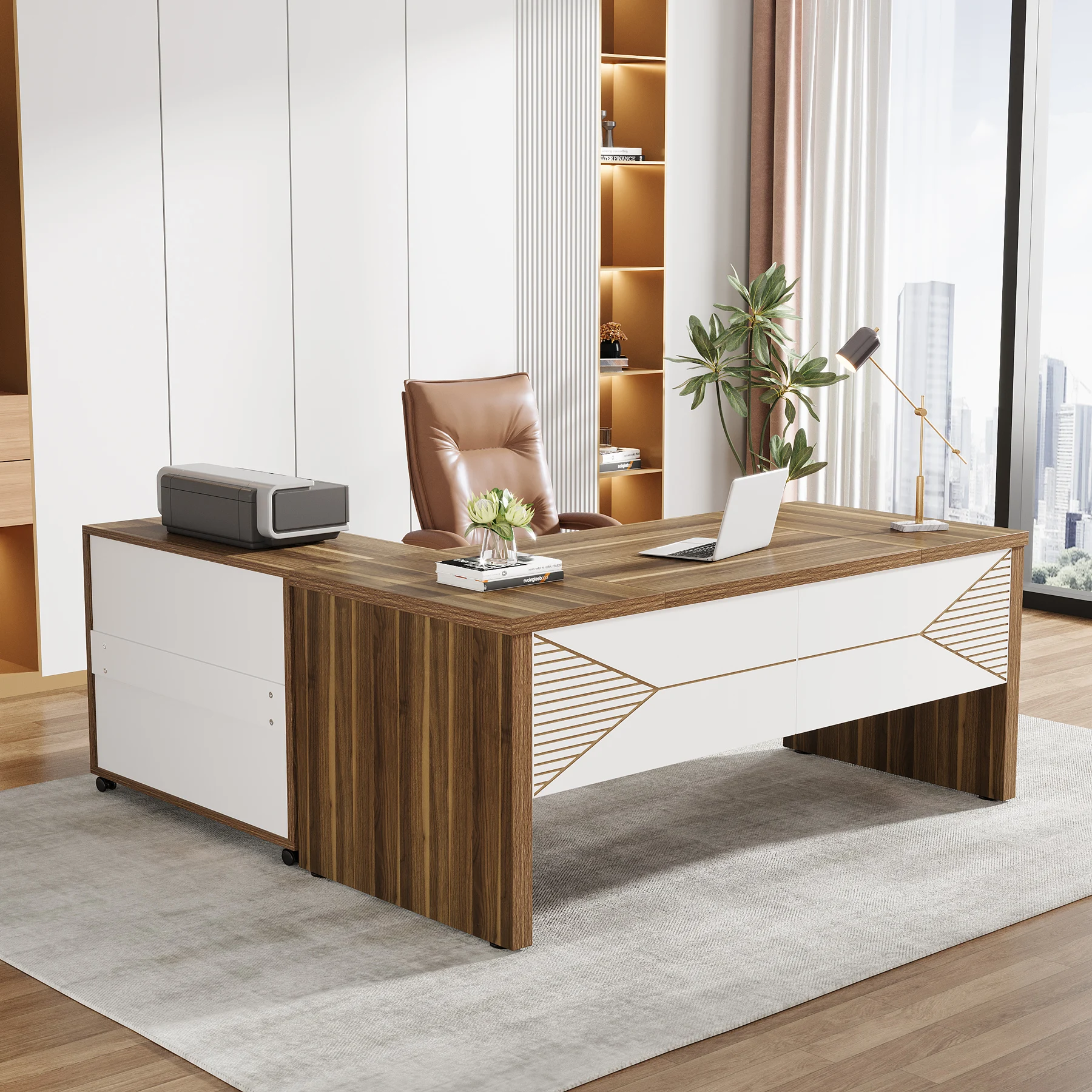 Tribesigns Moderner, luxuriöse – Office Tech Desk Bewertung und Preis